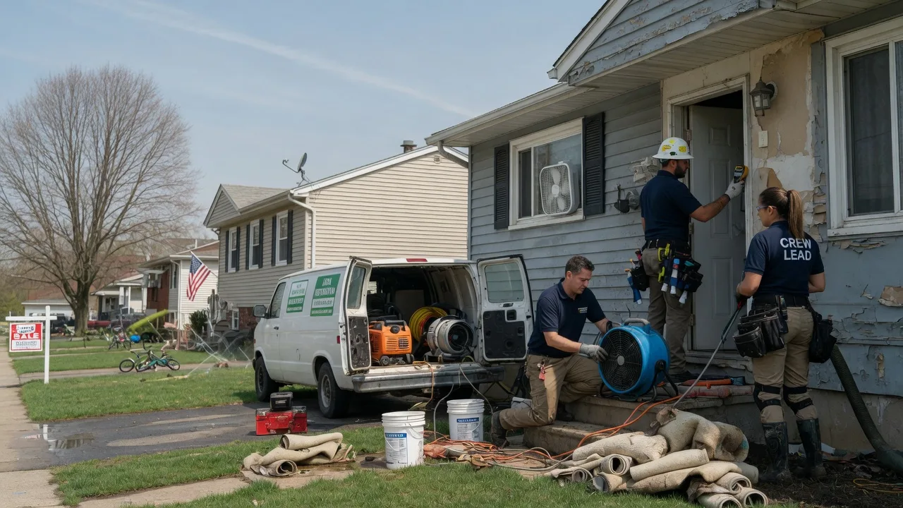 Flood Cleanup in Holcombe, WI near me