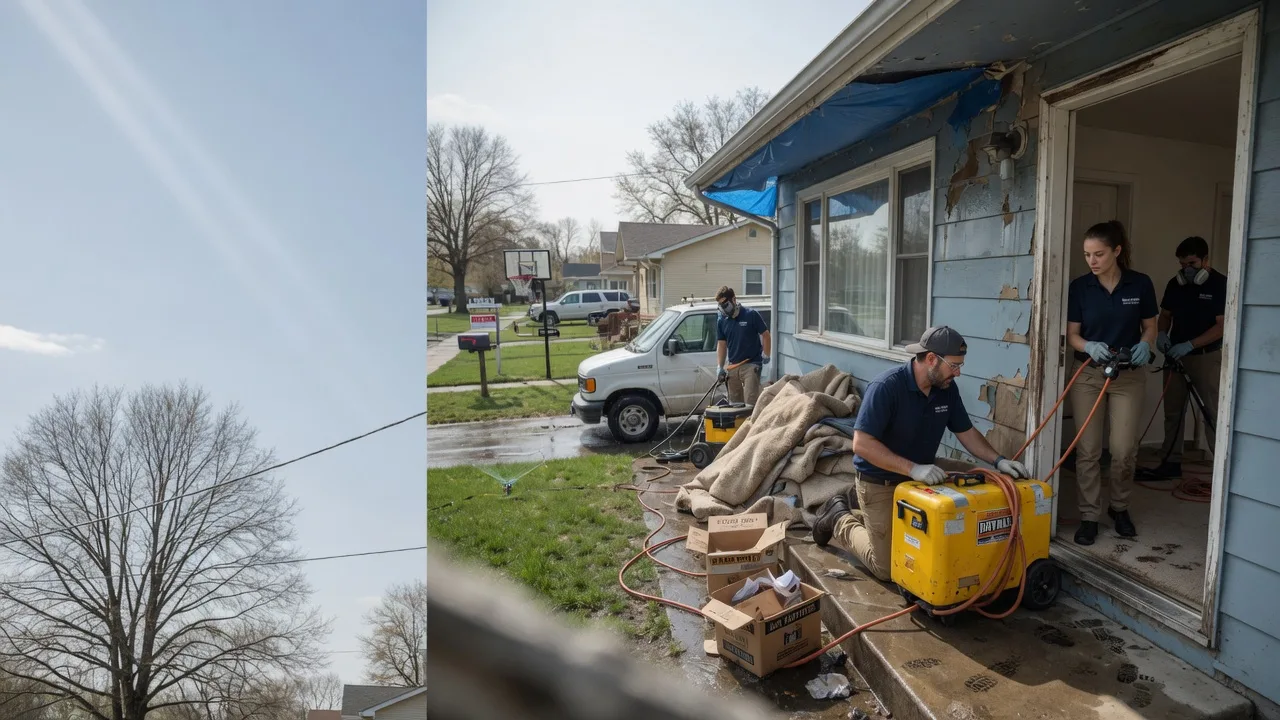 Basement Flood Cleanup in Holcombe, WI near me